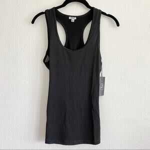 Fit In Black Mesh Strap Detail Active Tank Size Small / Medium